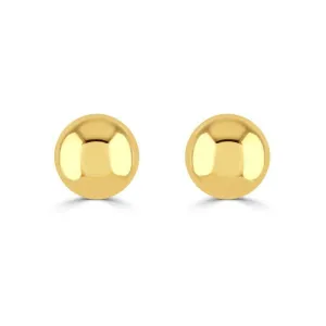 18ct Yellow Gold 7mm-Ball Stud