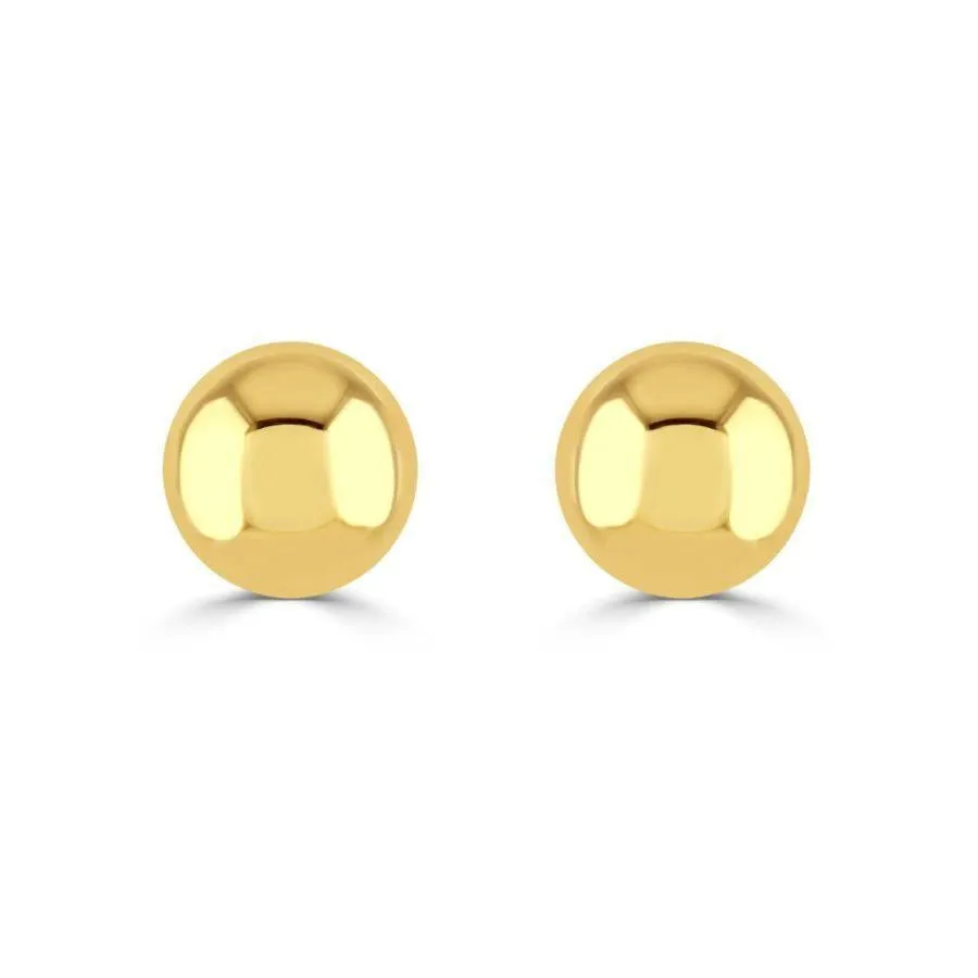 18ct Yellow Gold 7mm-Ball Stud