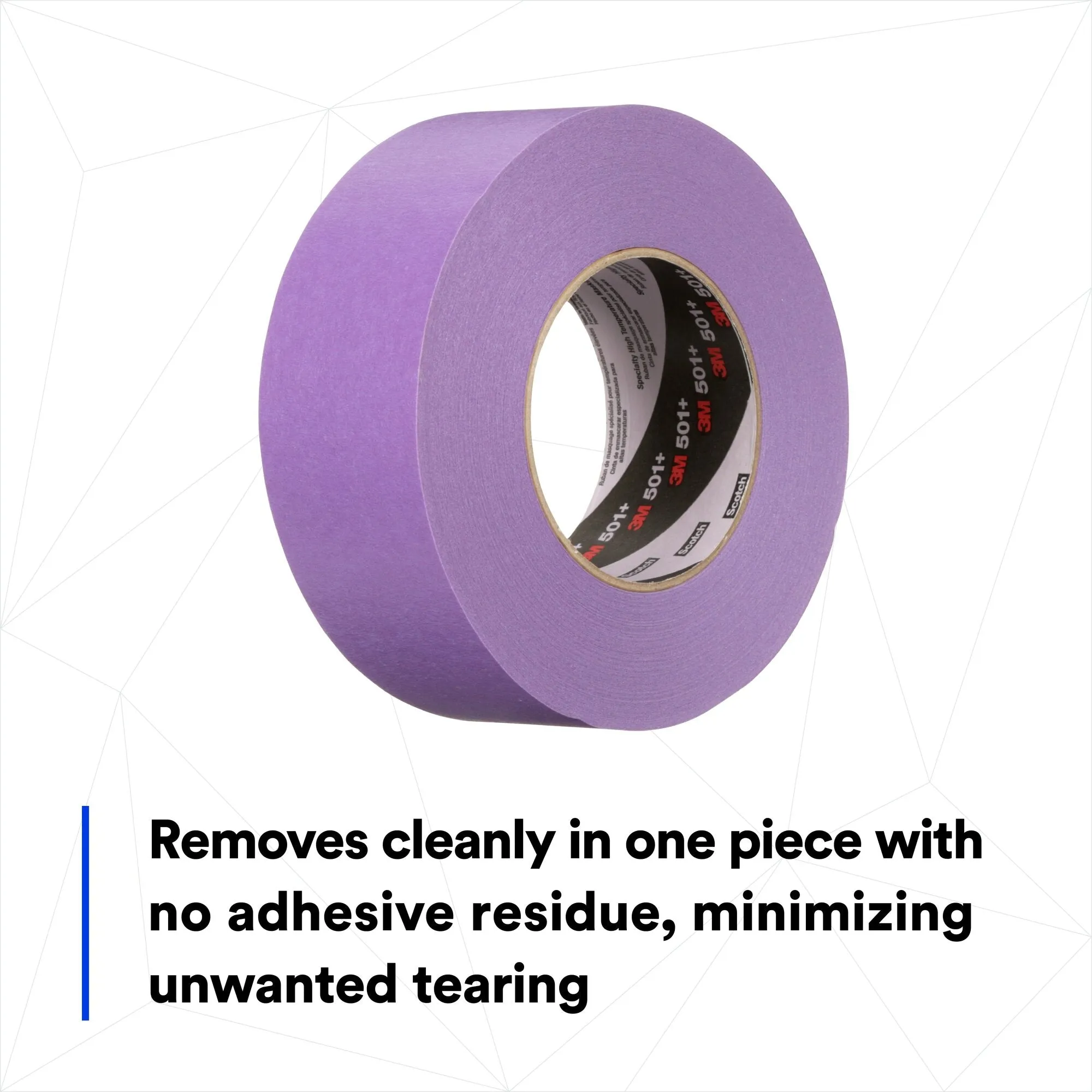 3M Specialty High Temperature Masking Tape 501 , Purple, 48 mm x 55m, 6.0 mil