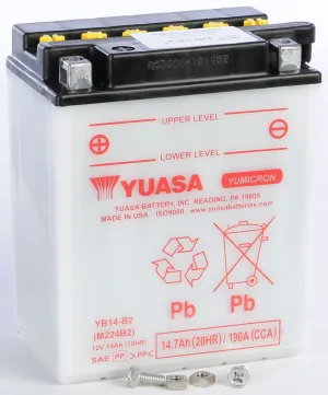 BATTERY YB14-B2 CONVENTIONAL