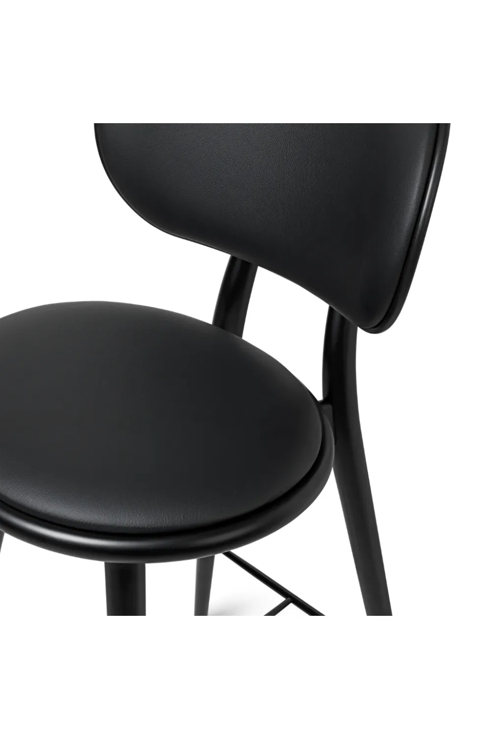 Beech Barstool 29.1” | Mater High Stool Backrest