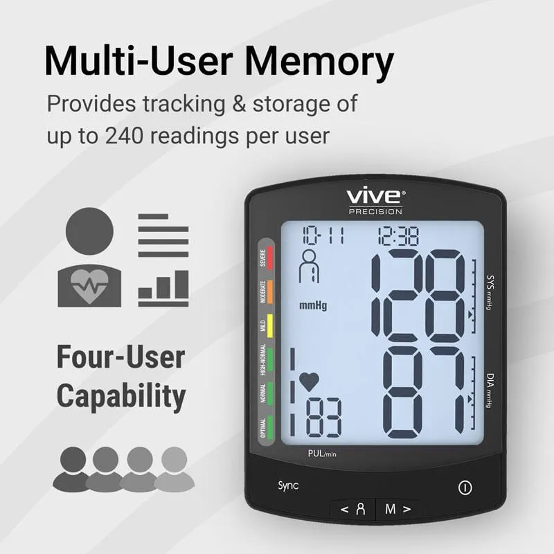 Blood Pressure Monitor Compatible with Smart Devices