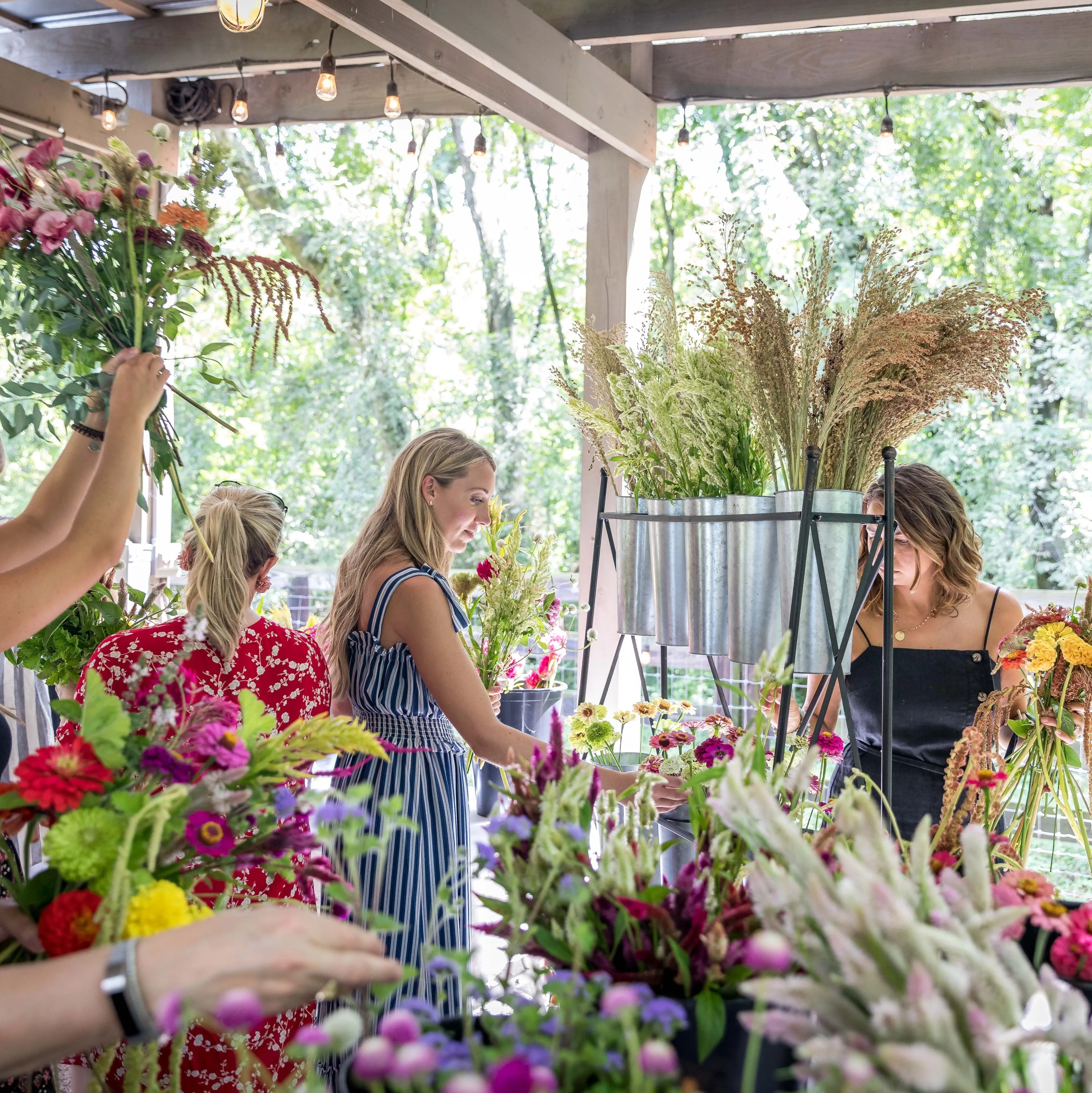 Bloom Stroll and Bouquet Workshop