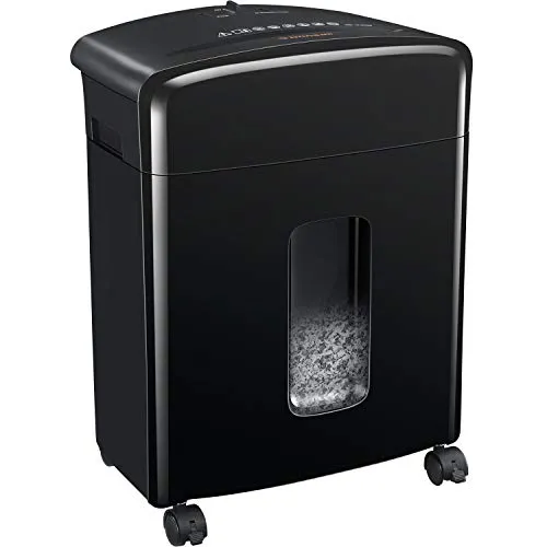 Bonsaii 12-Sheet Cross-Cut Paper and Credit Card Shredder with 3.5-gallons Pullout Basket, Black (C220-A)