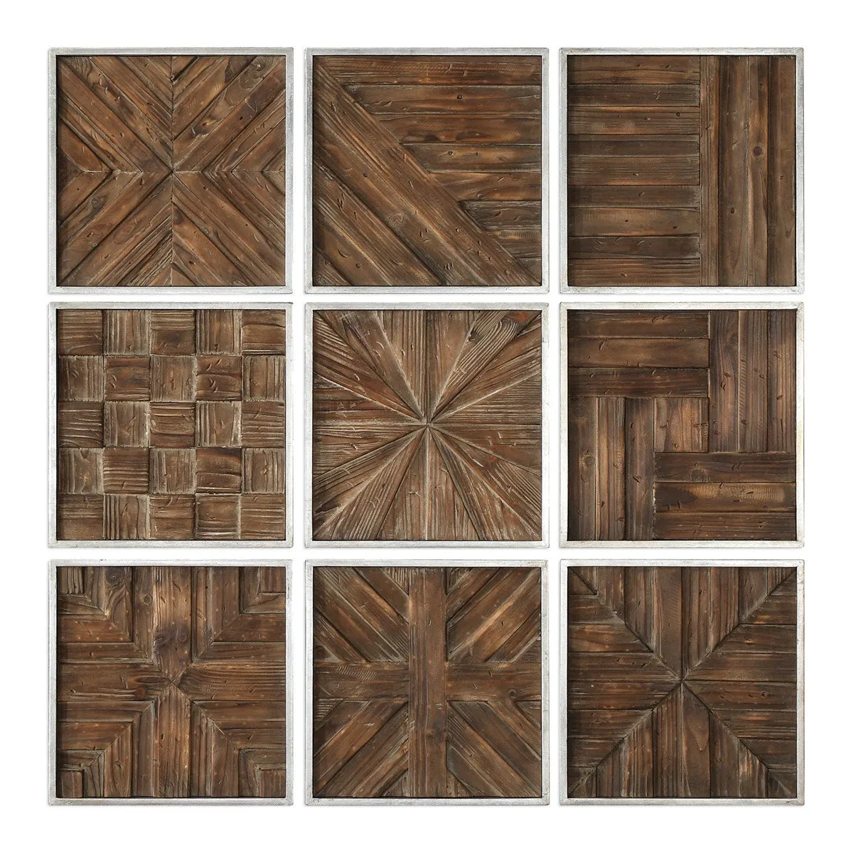 Bryndle Squares Wood Wall Decor