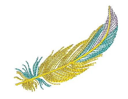 Colorful Feathers [4x4] 11502 Machine Embroidery Designs