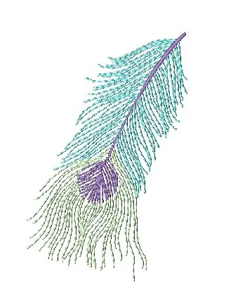 Colorful Feathers [4x4] 11502 Machine Embroidery Designs