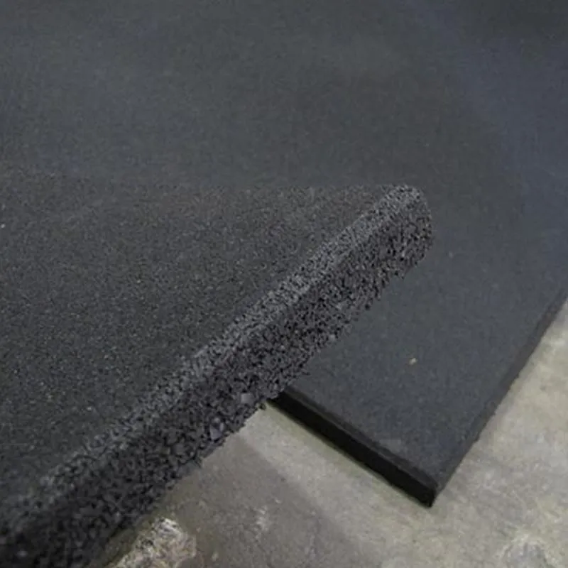 Commercial Rubber Gym Flooring - All Black