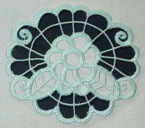 Cutwork Flowers Ornaments [4x4] 11144 Machine Embroidery Designs