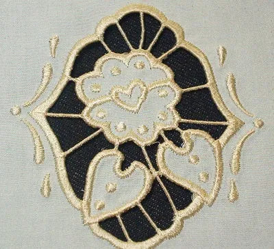 Cutwork Flowers Ornaments [4x4] 11144 Machine Embroidery Designs