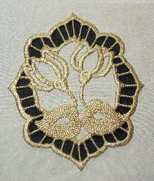 Cutwork Flowers Ornaments [4x4] 11144 Machine Embroidery Designs