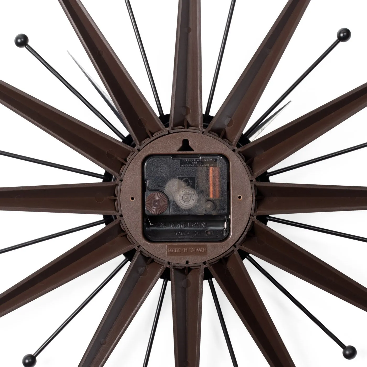 Deco Sunburst Wall Clock