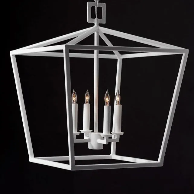 Denison Chandelier White Gesso - multiple options