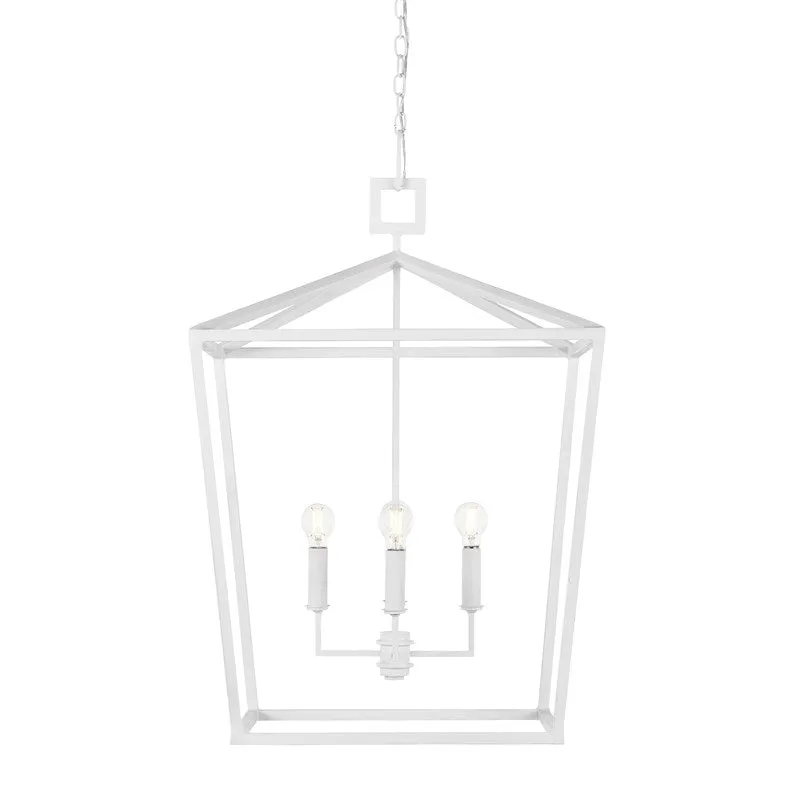 Denison Chandelier White Gesso - multiple options