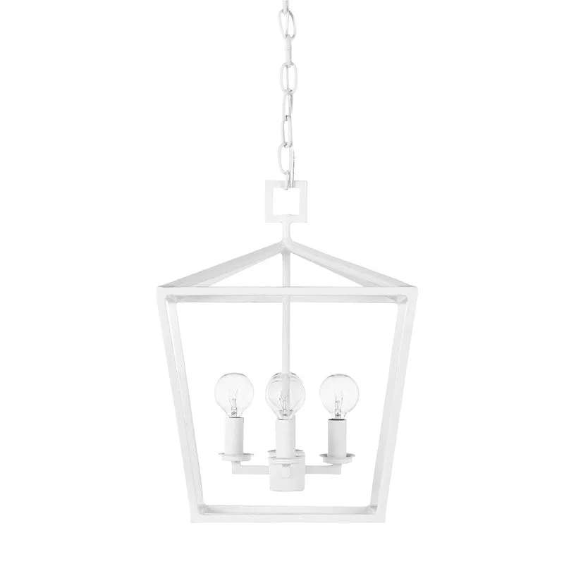 Denison Chandelier White Gesso - multiple options