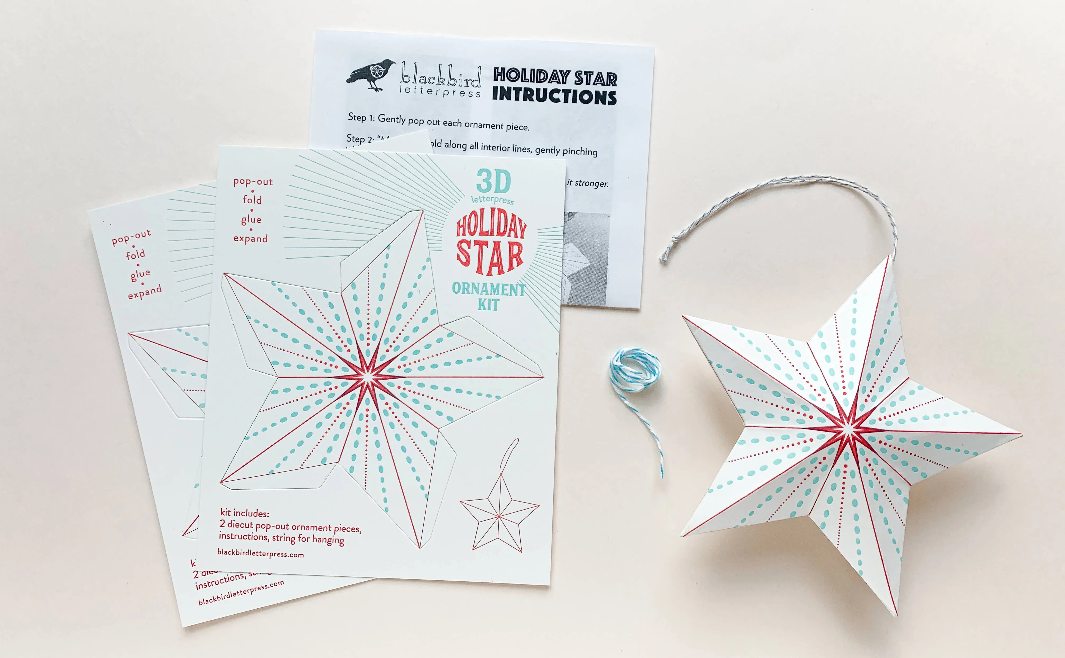 Dotted Star DIY Ornament Kit