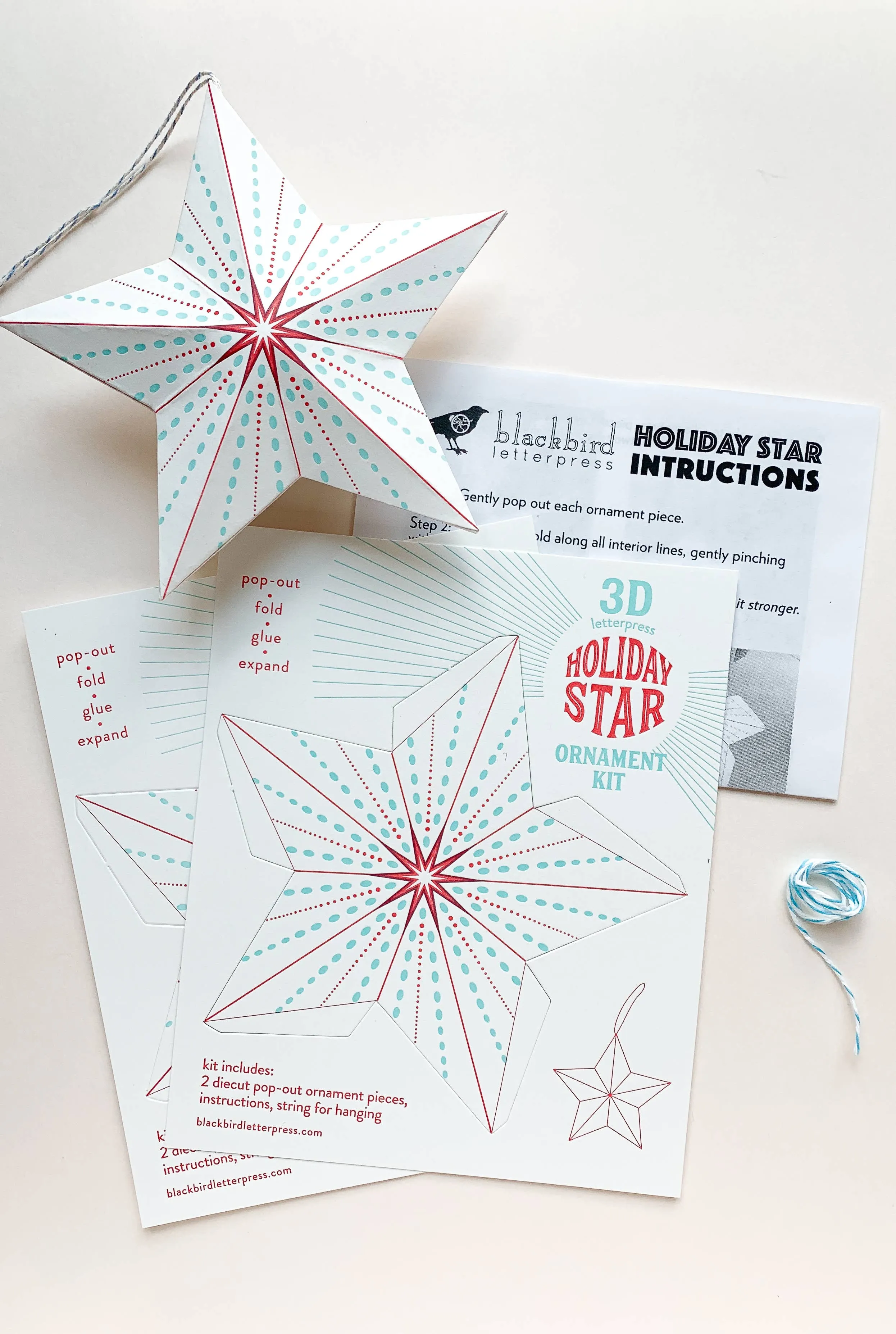 Dotted Star DIY Ornament Kit