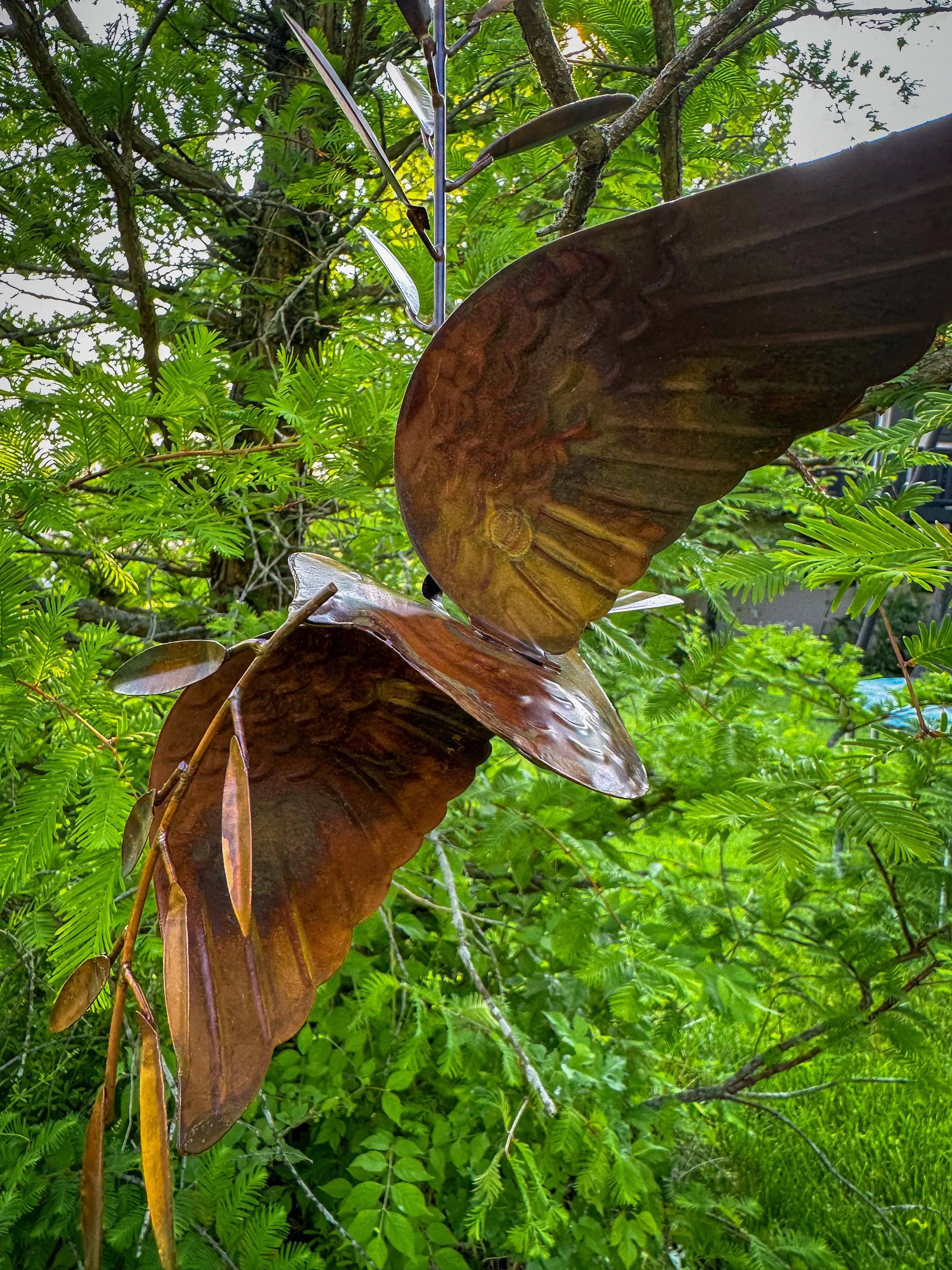 Dove Hanging Branch Ornament