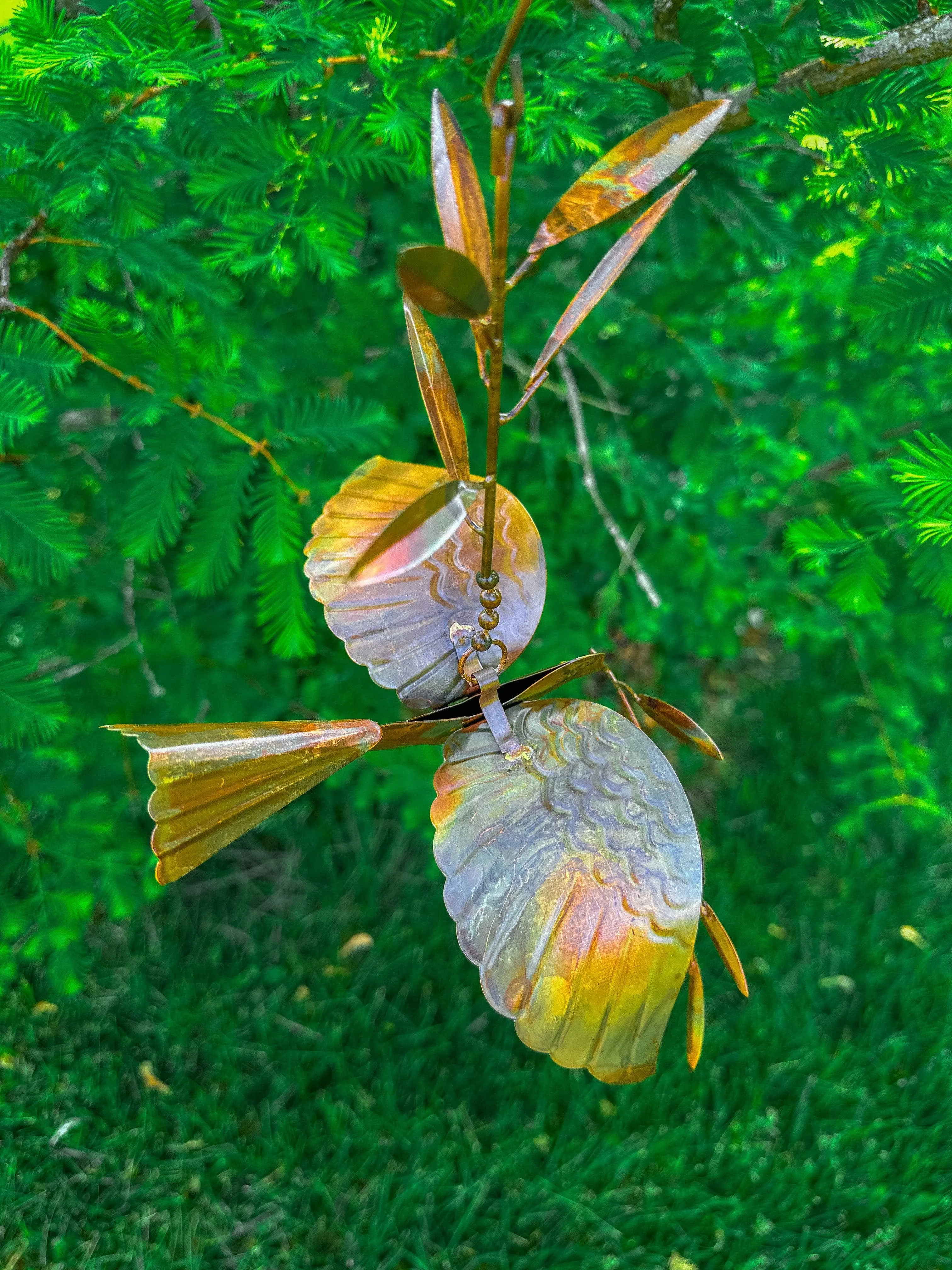 Dove Hanging Branch Ornament