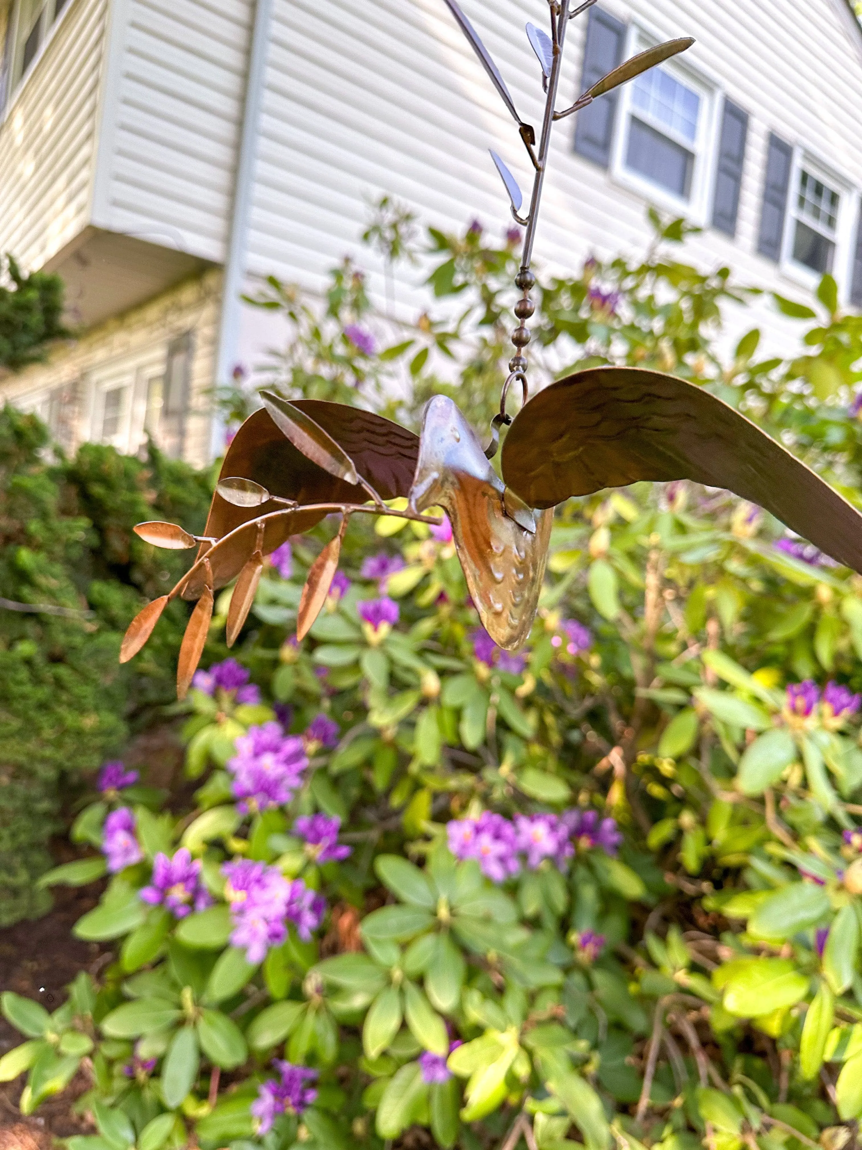 Dove Hanging Branch Ornament