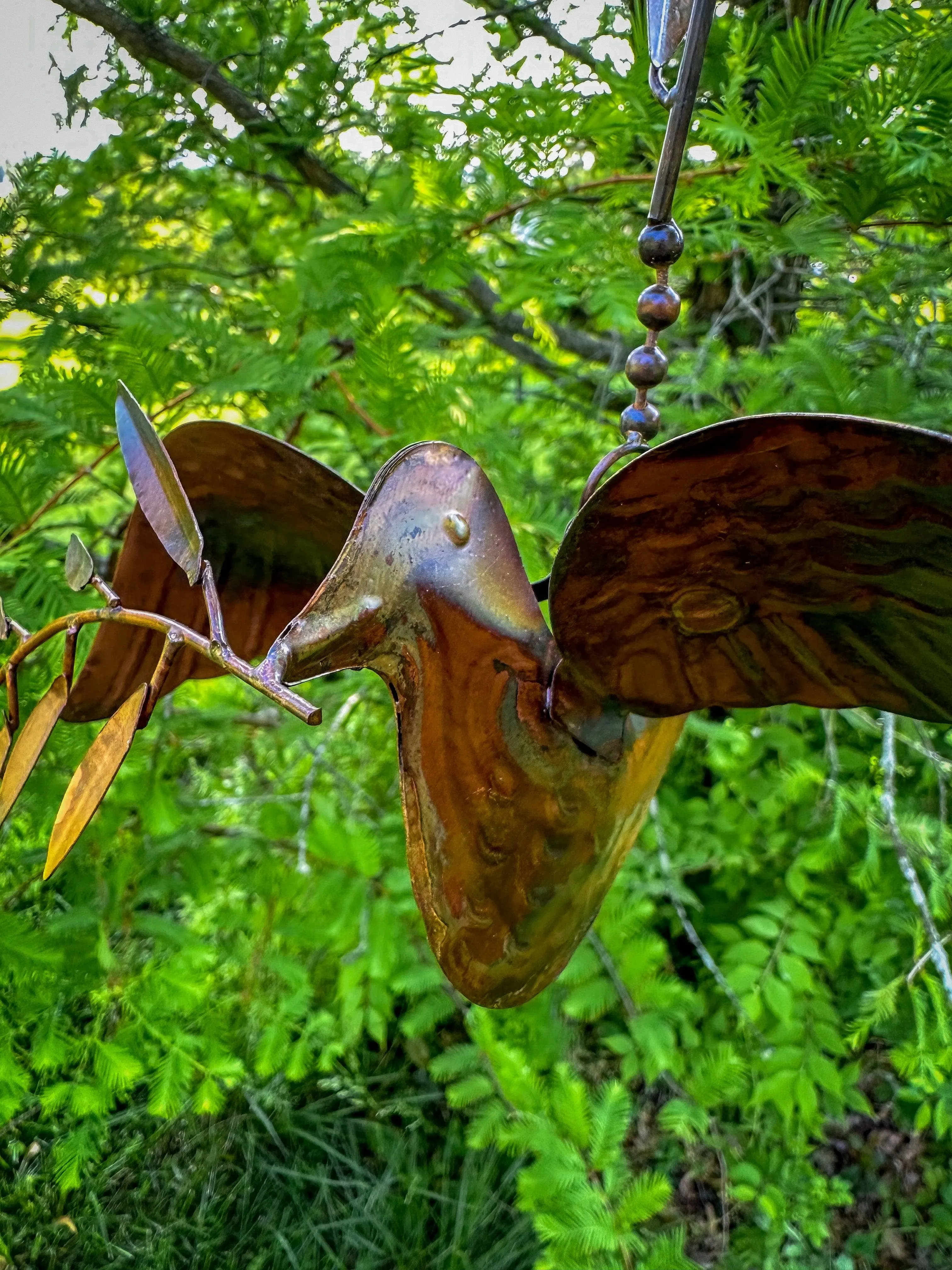 Dove Hanging Branch Ornament