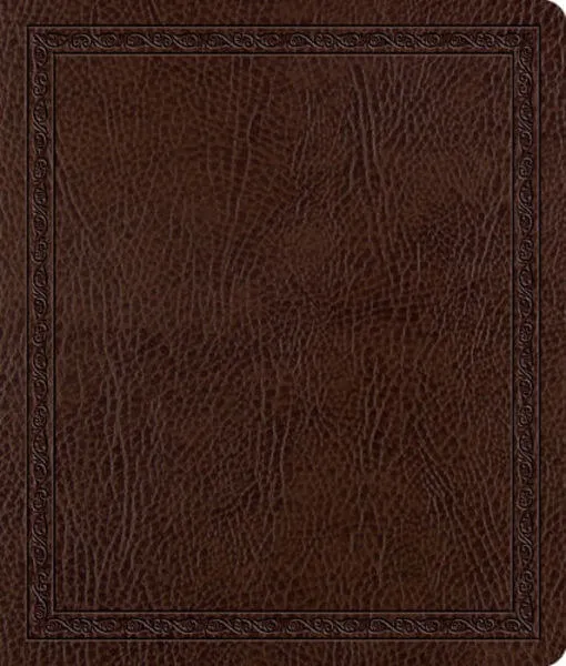 ESV Journaling Bible (Bonded Leather, Mocha, Threshold Design)