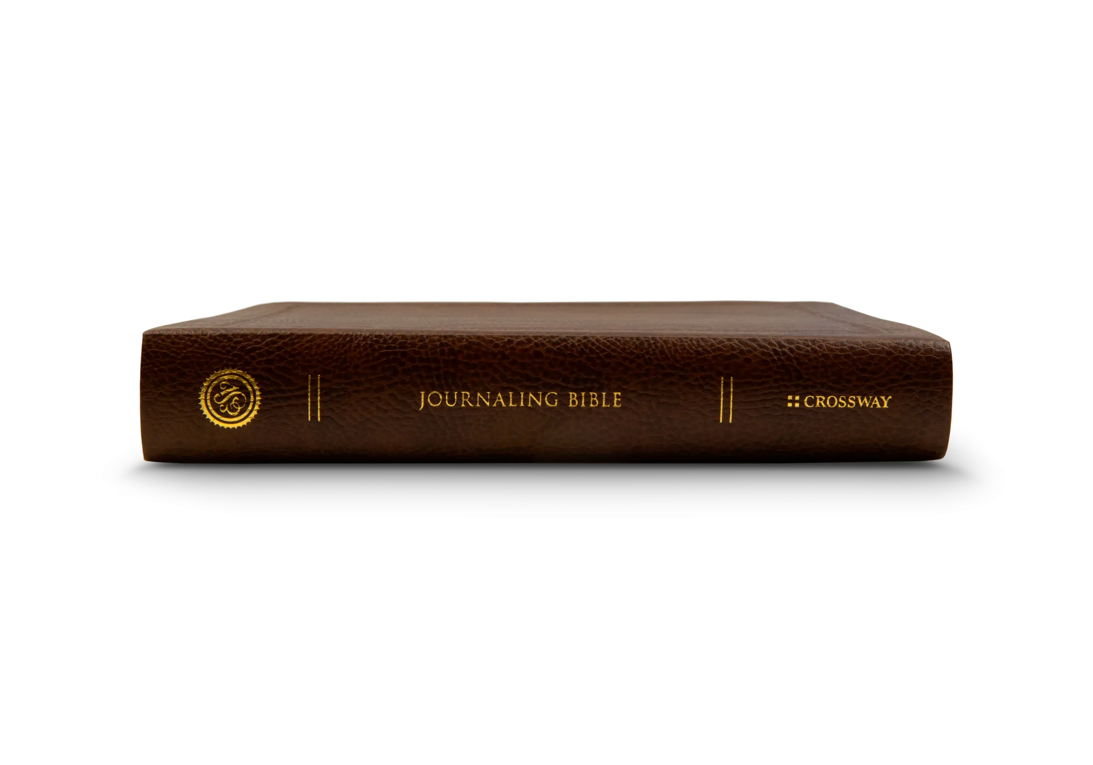 ESV Journaling Bible (Bonded Leather, Mocha, Threshold Design)