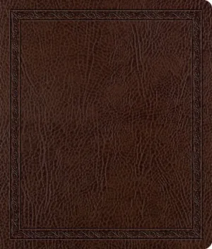 ESV Journaling Bible (Bonded Leather, Mocha, Threshold Design)