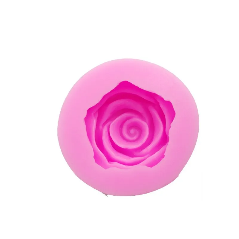 Flower Bloom Rose shape Silicone Fondant Soap 3D Cake Mold Cupcake Jelly Candy Chocolate Decoration Baking Tool Moulds