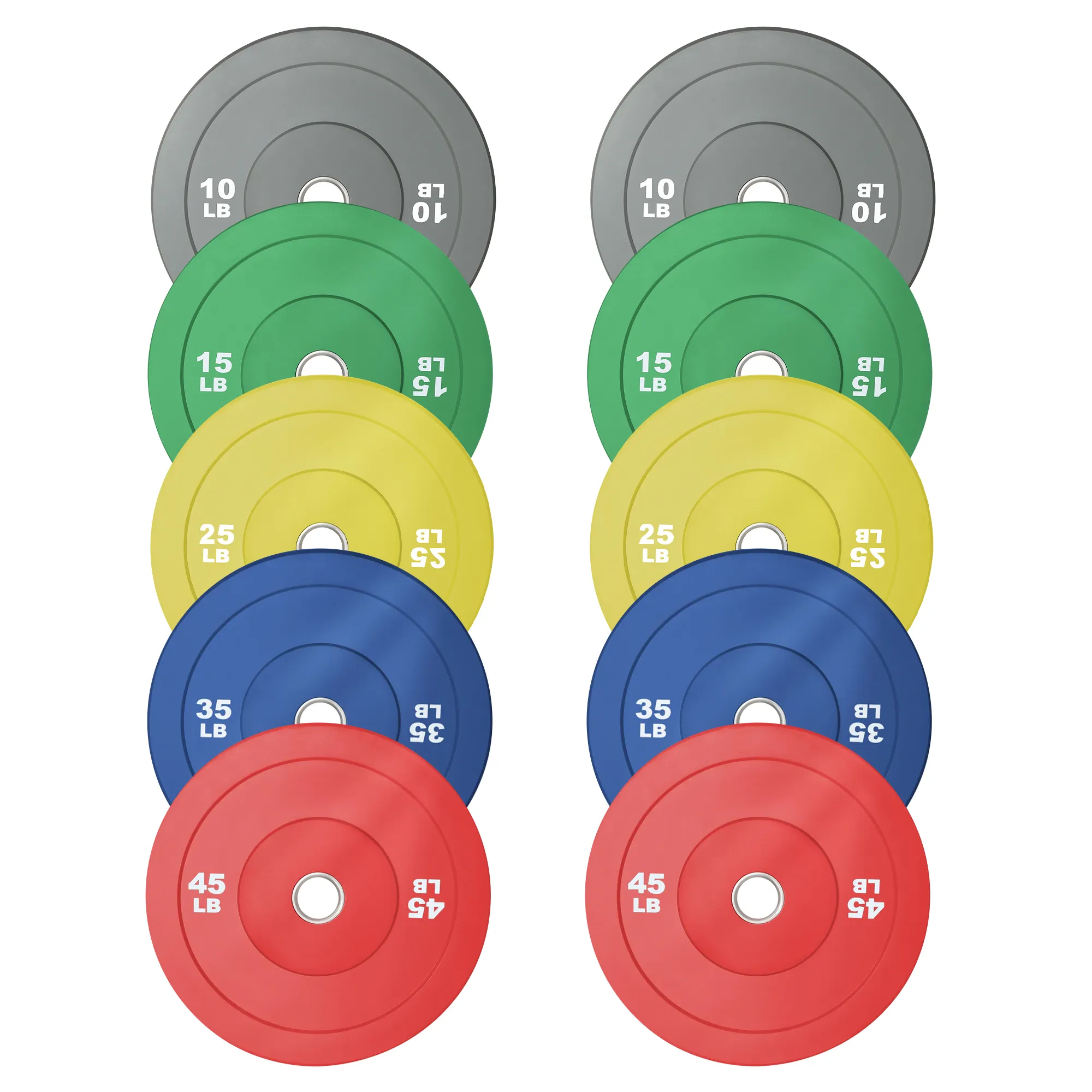 Flybird Classic Color Olympic Bumper Plates