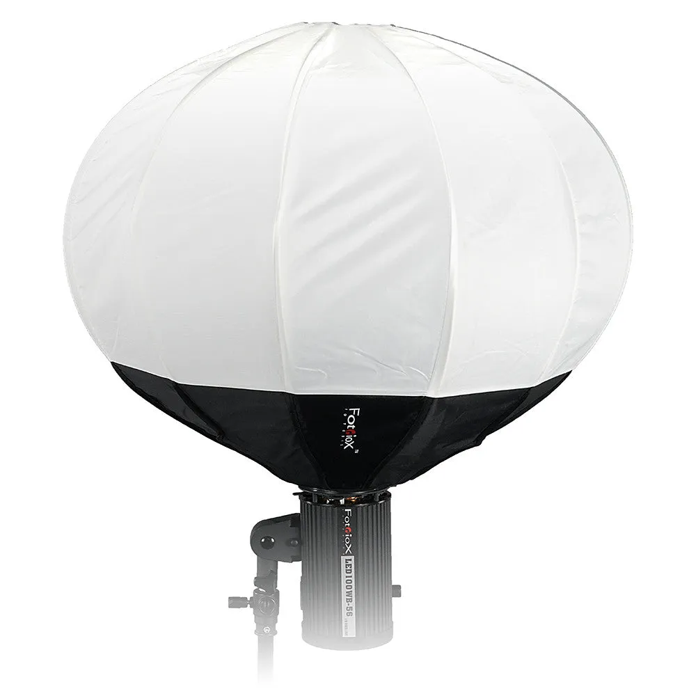 Fotodiox Lantern Softbox with Broncolor Speedring for Broncolor (Impact), Visatec, and Compatible - Collapsible Globe Softbox with Partial Silver Reflective Interior and Soft Diffusion Panels