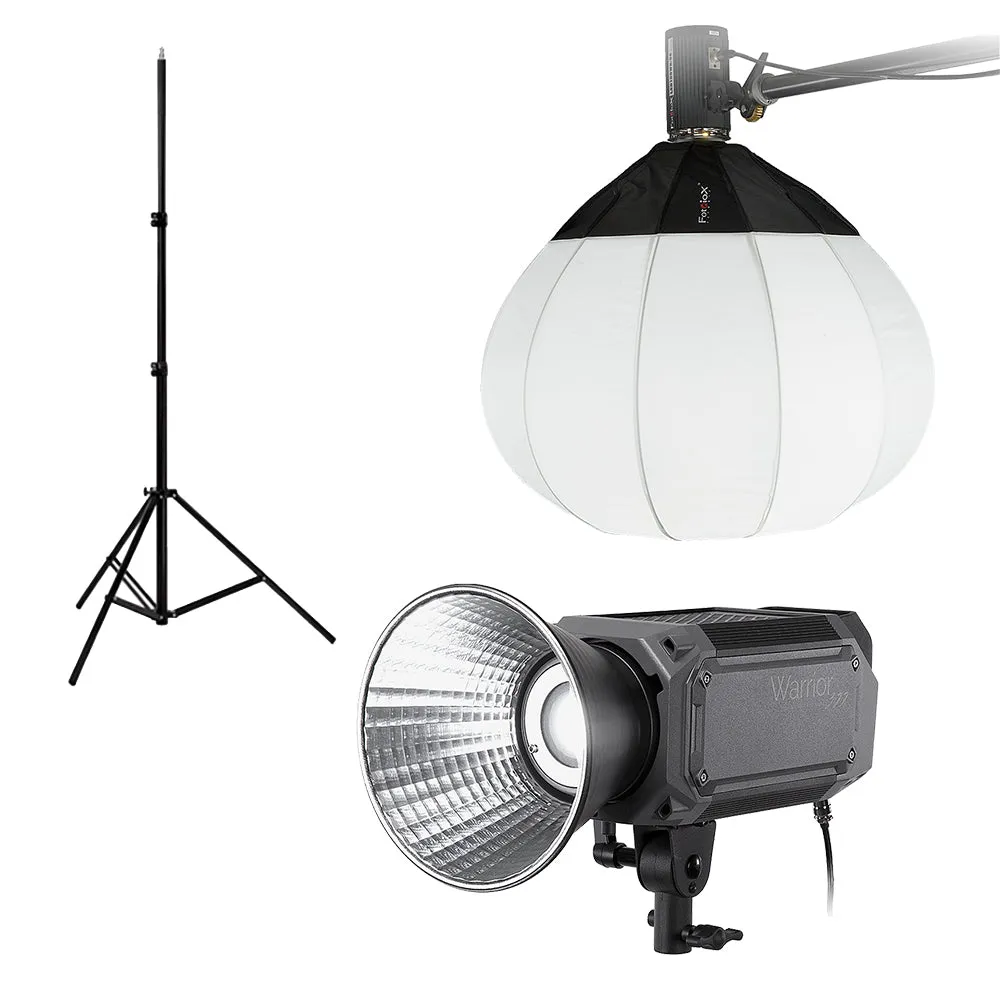 Fotodiox Pro Warrior 300D Daylight LED Light - High-Intensity 300W Daylight Color (5600k) LED Light, 5600k Light for Still and Video