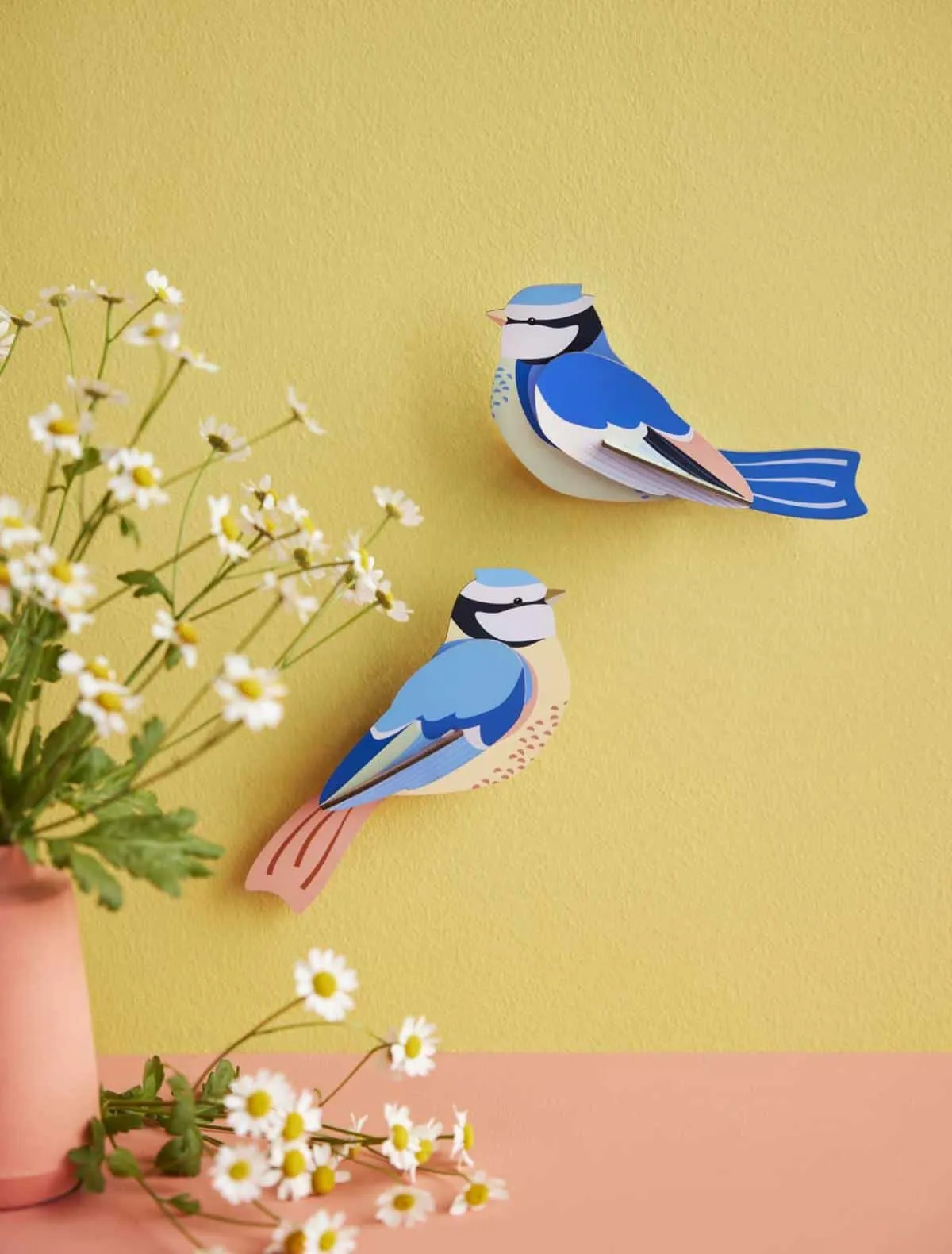 ''Garden Bird, Blue Tits'' Wall Decoration