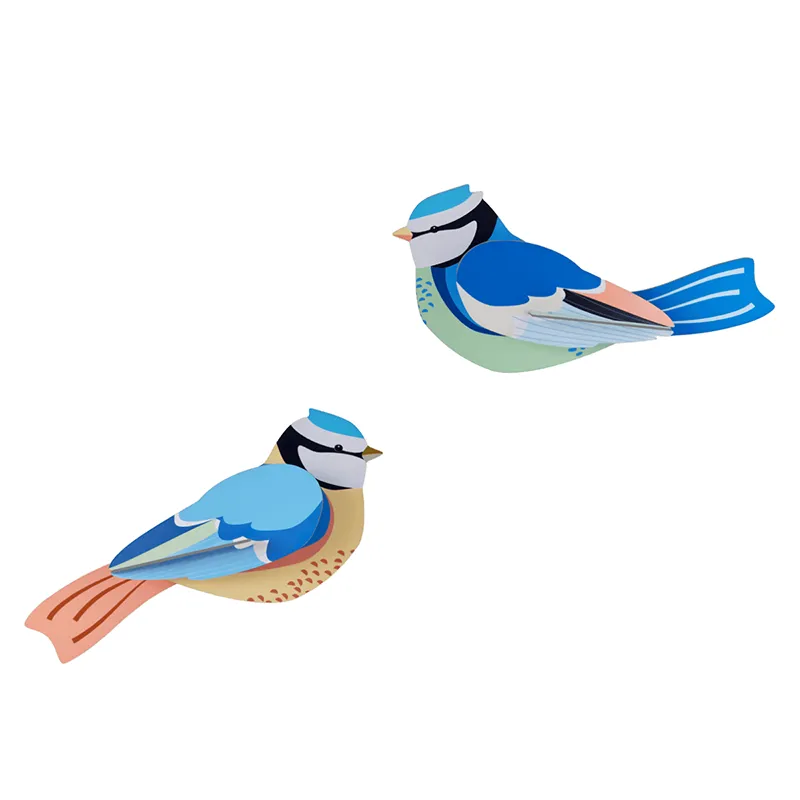 ''Garden Bird, Blue Tits'' Wall Decoration