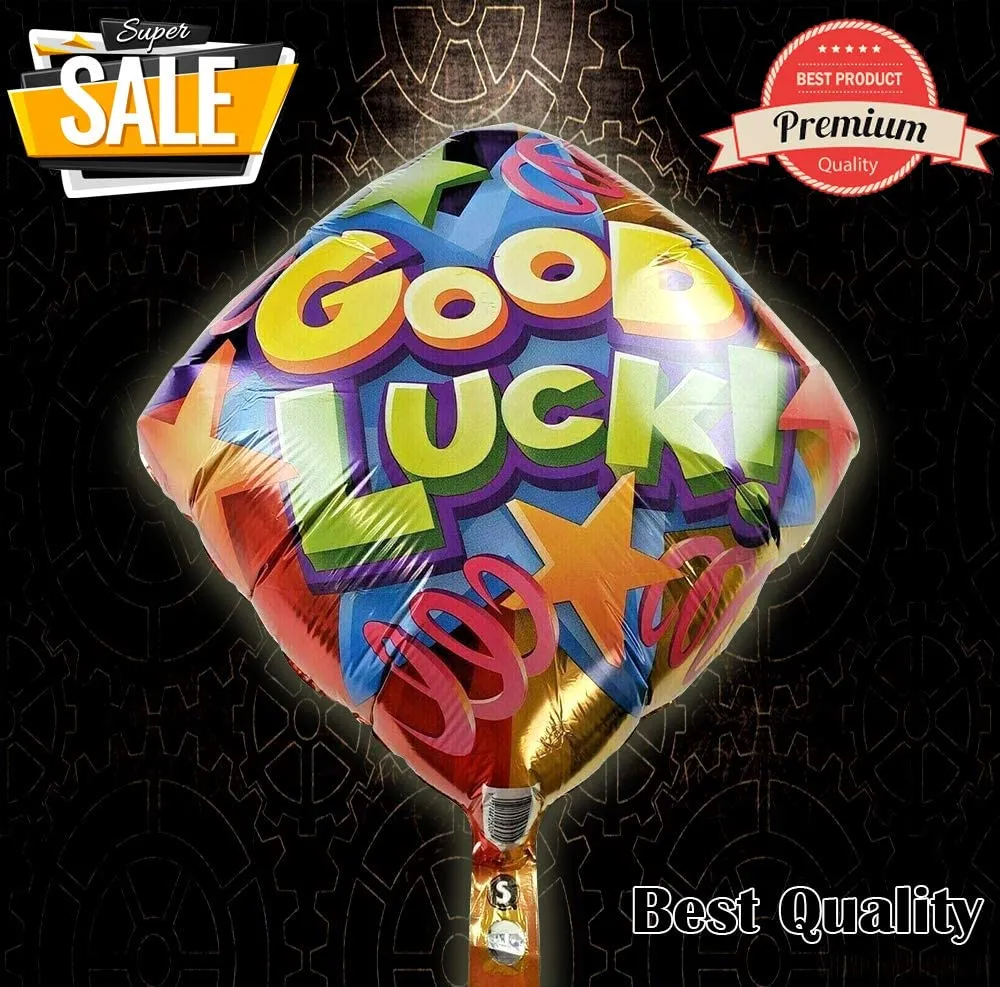 Good Luck Party Decoration Balloon 18" MYLAR Balloon