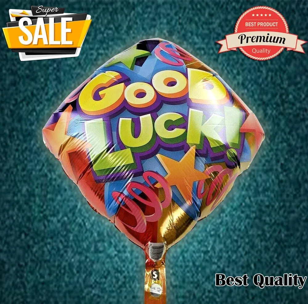 Good Luck Party Decoration Balloon 18" MYLAR Balloon