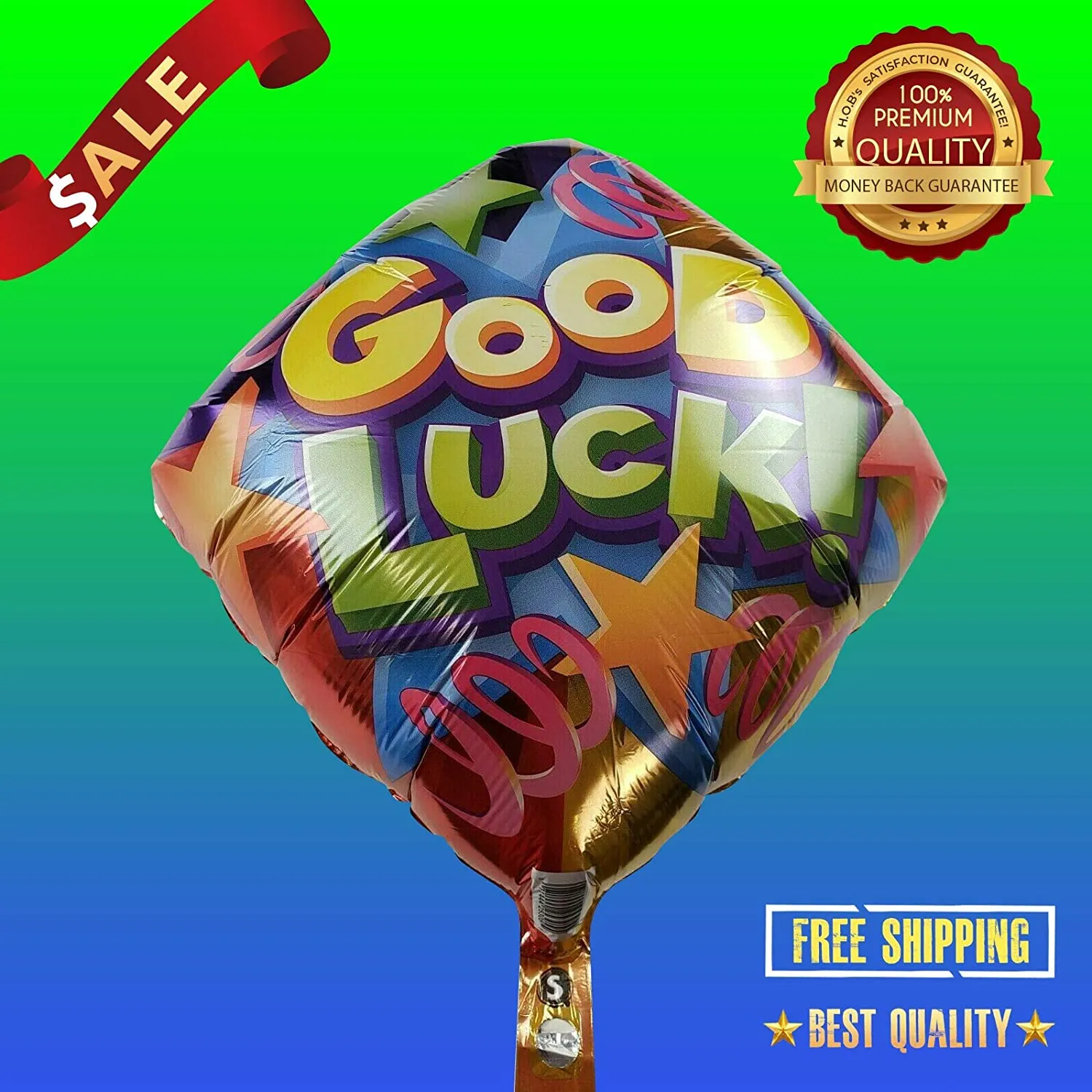 Good Luck Party Decoration Balloon 18" MYLAR Balloon