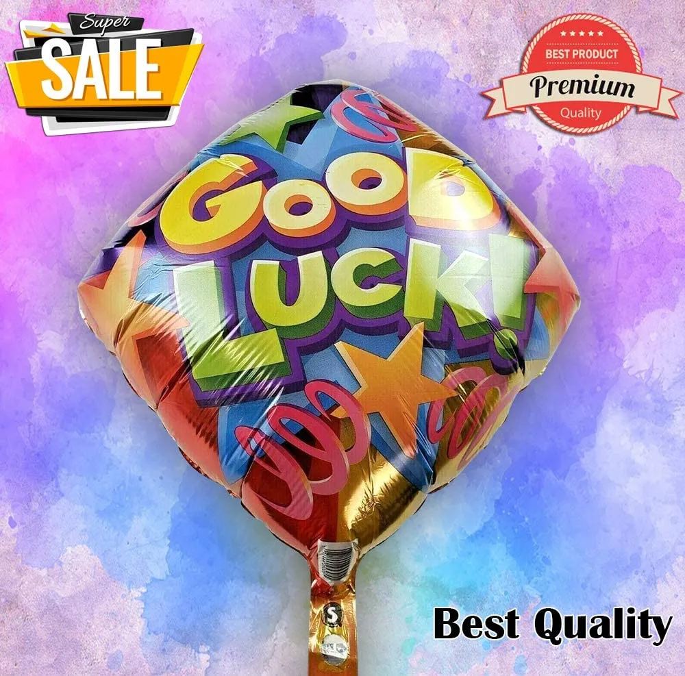 Good Luck Party Decoration Balloon 18" MYLAR Balloon