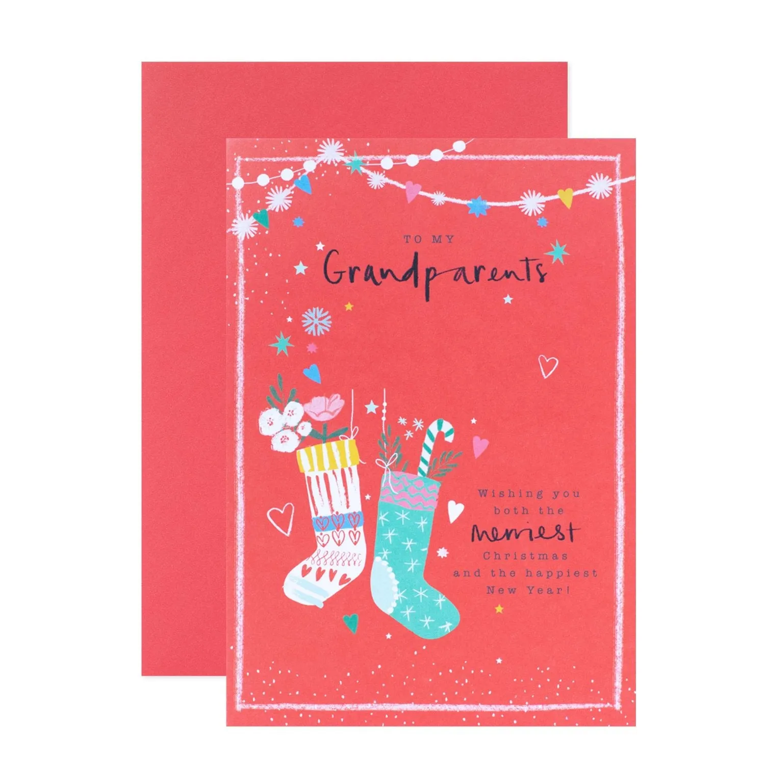 Hallmark Christmas Card For Grandparents - With Love