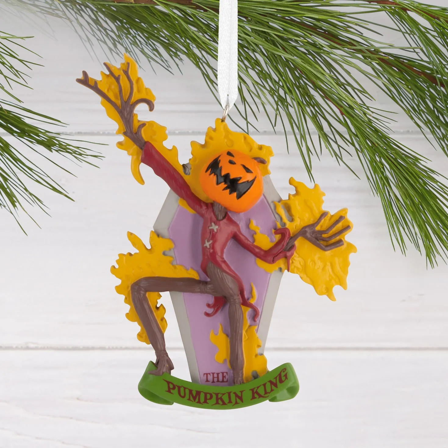 Hallmark Christmas Ornament - Disney Tim Burton's The Nightmare Before Christmas The Pumpkin King