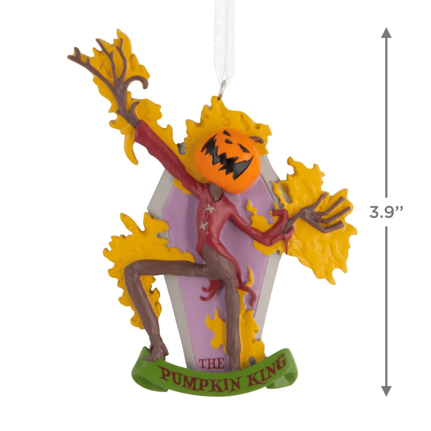 Hallmark Christmas Ornament - Disney Tim Burton's The Nightmare Before Christmas The Pumpkin King