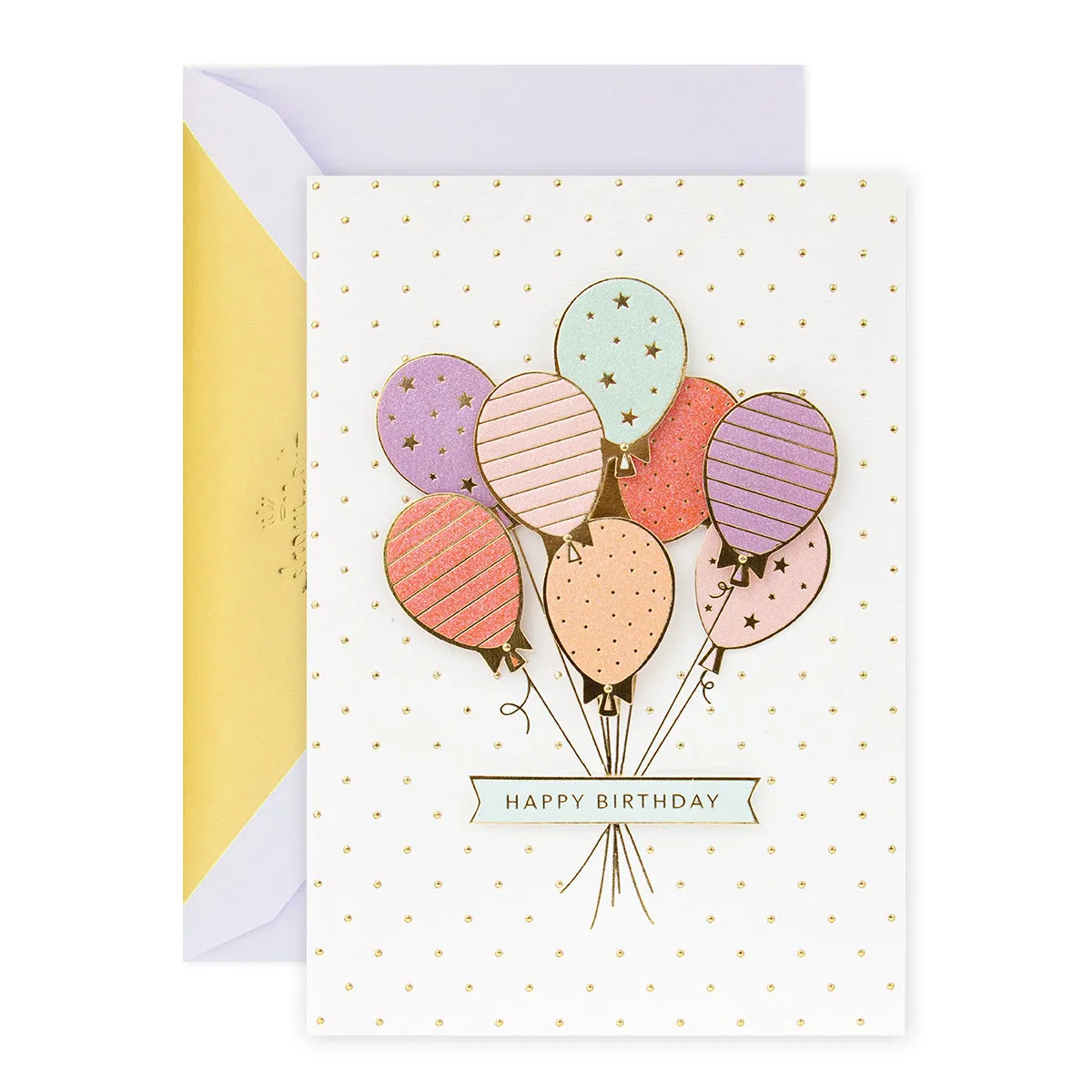 Hallmark Signature Birthday Card - Balloon Bouquet