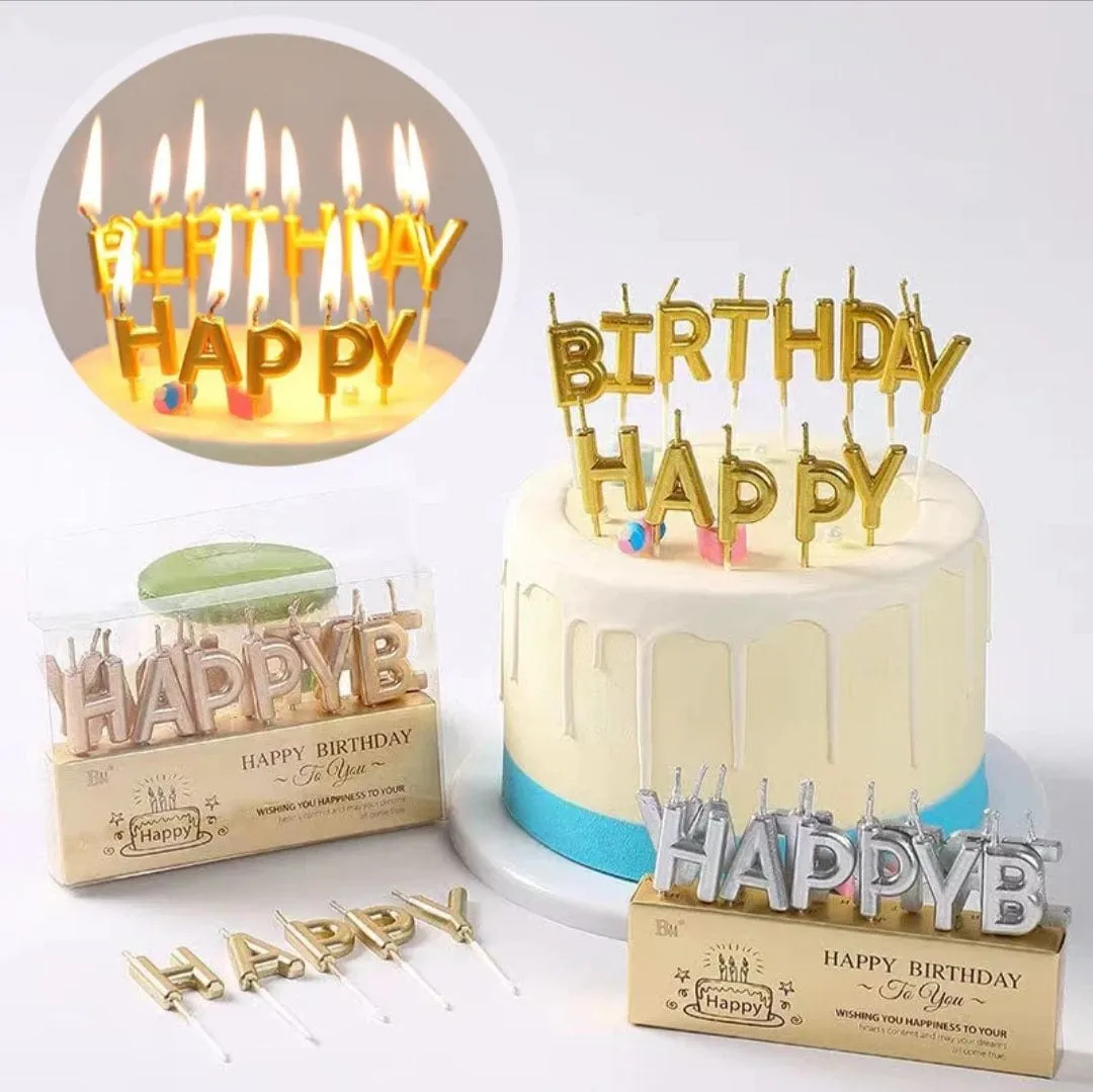 Happy Birthday Party Candles