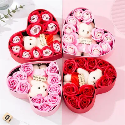 Heart-shaped Rose Red Gift Box | Valentine's Day | New Year | Mother's Day | Birthday Gift