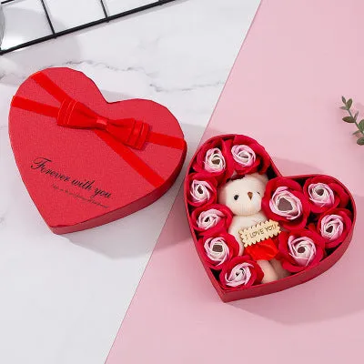 Heart-shaped Rose Red Gift Box | Valentine's Day | New Year | Mother's Day | Birthday Gift