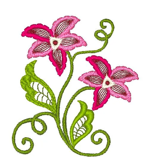 Lacey Flowers [5x7] 11423 Machine Embroidery Designs