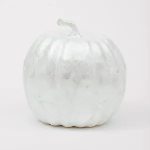 Large capiz pumpkin, pearl