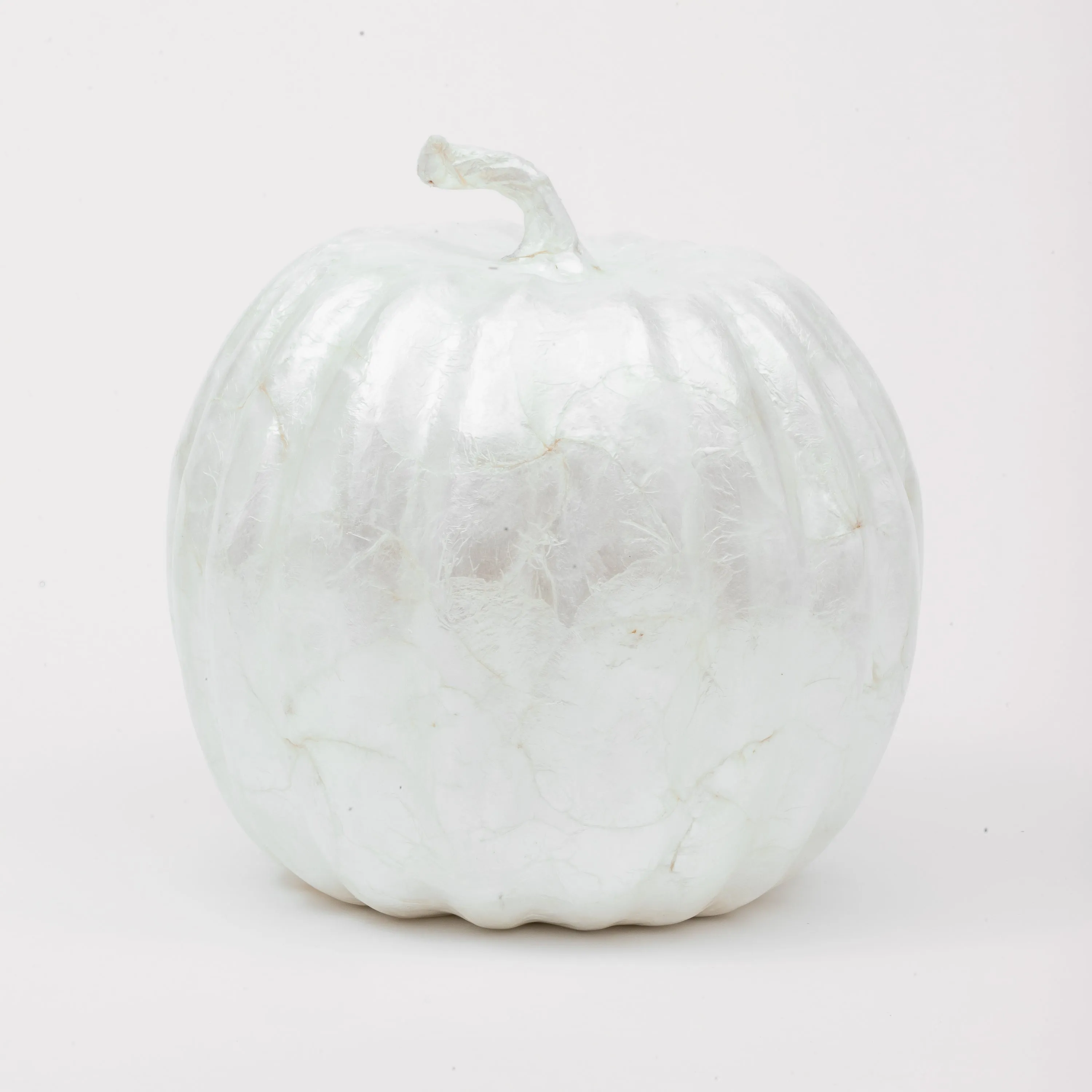 Large capiz pumpkin, pearl