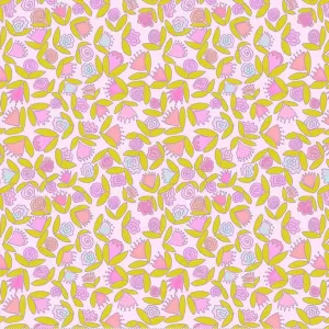 Laura Heine - Goodness Gracious - Little Ditsy Flowers, Cotton Candy