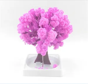 Magically Paper Sakura Crystal Cherry Blossom Magic Growing Tree